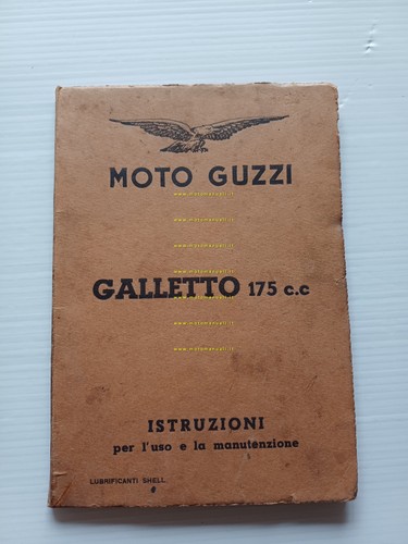 Moto guzzi galletto 175 - moto, 1953