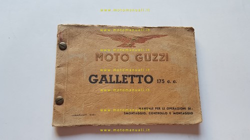 Moto guzzi galletto 175 - moto, 1954